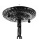Cathellio chandelier 3he27 60W Black 50x50x67cm BayerLux