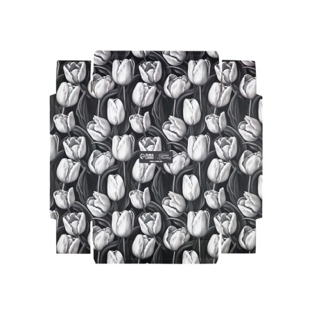 Box with a vase and PVC windows folding “black and white aesthetics”, 23 x 30 x 23 cm-7