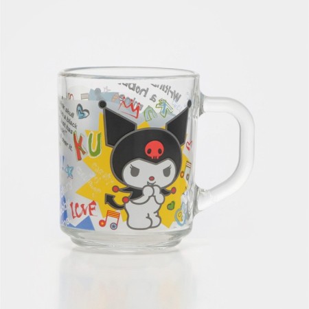 Glass mug "Kuromi. Graffiti ", 230 ml, gift packaging-2