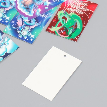 Cardboard "Dragon. Wishes" set of 10 pcs (5 types) 4x6 cm-3