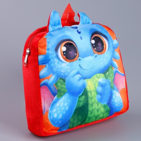 Baby backpack "Dragon with a scarf", 24 × 24 cm-2