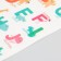 Stick Paper "Interesting alphabet" set of 6 sheets 18.6x10 cm