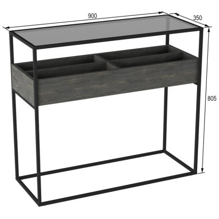 Console "Kasso", 900 × 350 × 855 mm, color intra-1