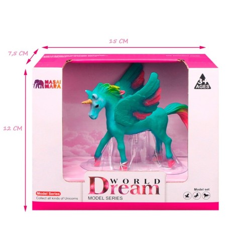 Figure "World Fantasy: Green Foal of the Sable with Wings"-3
