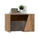 Bedside table Sorento, 500x366x346, oak craft/concrete dark