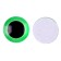 Elose -based eyes, set of 10 pcs., Size 1 pc. - 14 mm, green color