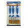 Set of brushes "Akor", natural bristles, plastic handle, 25, 35, 50 mm, 3 pcs.