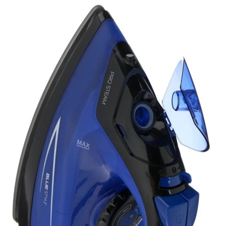 Iron CENTEK CT-2360, 1600 W, anti-stick sole, 200 ml, black-blue-3