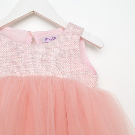 Платье для девочки MINAKU: PartyDress цвет розовый, рост 98-13