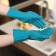 Gloves of household rubber shares, size m, 40 g, color mix
