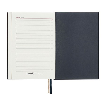 Dated 2025 diary, A5, 176 sheets of Escalada, solid cover of artificial leather, 3D design, foil, liesse embossing, cream block 70 g/m2, black-14