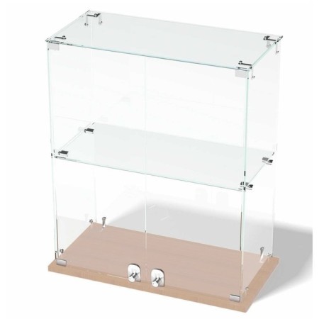 Desktop window, 1 shelf, 600 × 300 × 700, chipboard, glass color Book light-1