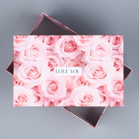 Rectangular gift box, packaging, love you, 24 x 15.5 x 9.5 cm-2