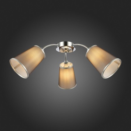 Ceiling EVOLUCE lamp. Sle103002-03. Maleonte. 3x40 watts, E14, 67x67x24 cm, chromium color-10