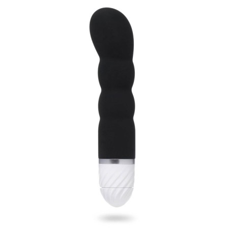 Vibrator with stimulation of the point G, 17 x 3.5 cm, black