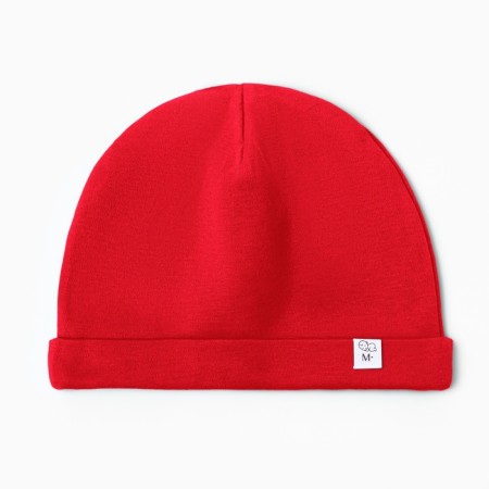 New Year. Children's hat minku "Winter", red color, size 42 cm-3
