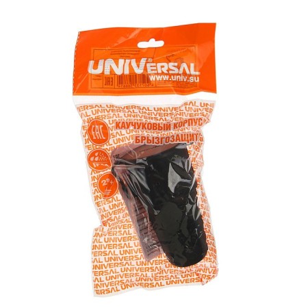 Shtepselnaya soda universal, 16 a, s/k, IP 44, with a plug, rubber, black-3