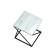 Table DQ TEASER NUT, 500*500*532, white oak, m/k black chipboard
