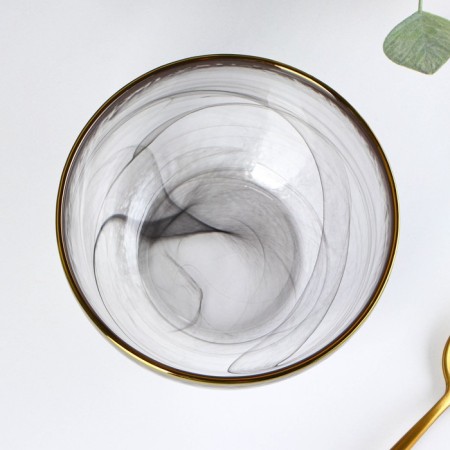 Glass fluid "Smoke", 700 ml, 15 × 7 cm, gray color-2