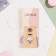 Wooden envelope "Happy Birthday!" bear, bouquet, 8.3 × 17 cm