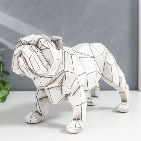 Souvenir Polystone 3D "English bulldog" Bezh 15x11x28 cm