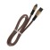 Lightning cable - usb, 2.4 a, braid fabric, flat, 1 meter, brown