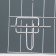A cell for dogs and cats, a two -tier 61 x 42 x 50 cm, white