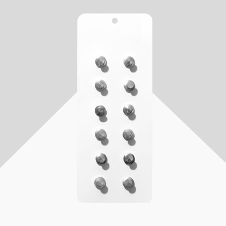 Set of badges (12 pcs.) "Buttons" Grange, form mix, color-2