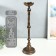 Summary Metal for 1 candle "Monica" aged bronze 13.5x13.5x49.5 cm