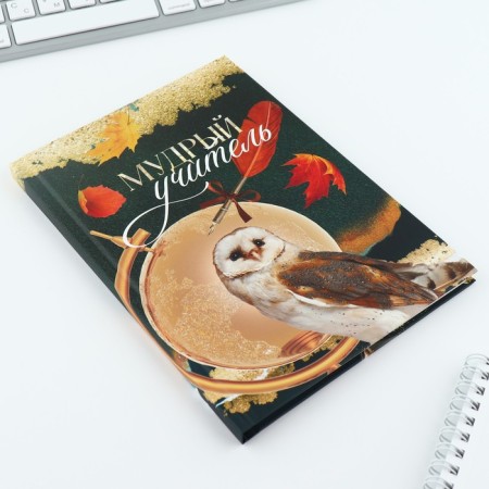 Diary, solid cover, A5 format, 80 sheets "Teacher: Wise Teacher"-1