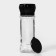 Mill for spices, plastic mechanism, 115 ml (45-80 gr), black color