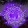 Garland “thread” 10 m, IP20, white thread, 100 LED, purple glow, 8 modes, 220 V