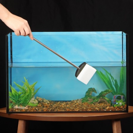 Scraper "Piggon" with a stainless handle, length 50 cm, brush 6 x 8 cm
