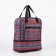 Lightning bag, with an increase, external pocket, blue/red color