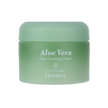 Face cream Deoproce Aloe Vera Oasis Soothing Cream 50 gr