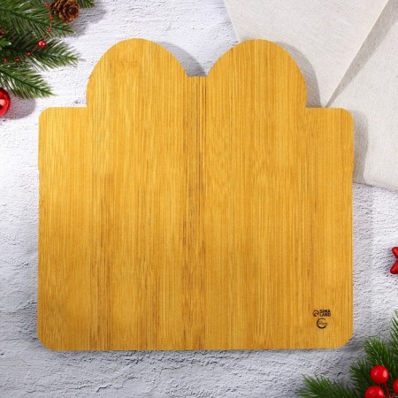 New Year. Menzhitsa wooden "Gift", 28.9 x 28.9 cm-3