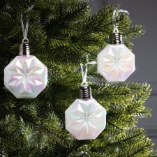 A set of Christmas balls 
