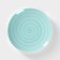 Porcelain plate Infinity, d = 24 cm, turquoise color