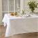 The tablecloth "Ethel" lines oval 150*220 +/- 3cm, central, pl. 192 g/m2, hl with VGMO