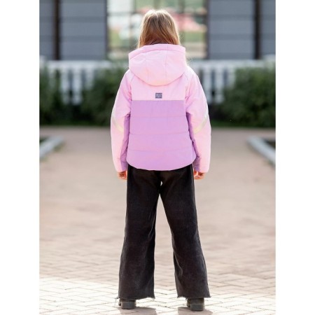 Jacket for girls, height 134 cm, lilac color-4