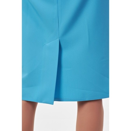 Women's dress, size 50, blue color-7