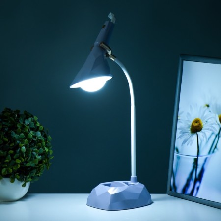Delser table lamp LED 3W USB AKB Violet 14x13x39 cm Risalux-2