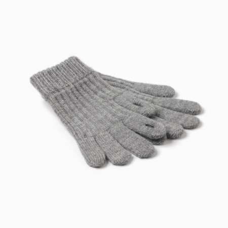 Women's gloves minku, gray color, 21 cm-1