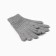 Women's gloves minku, gray color, 21 cm