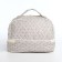 Cosmetic bag, 2 parts on lightning, white color