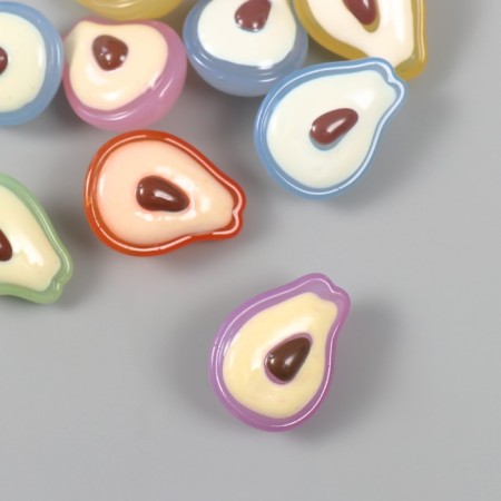 Busina for creativity Plastic "Avocado" MIX 2x2.5x1.4 cm-1