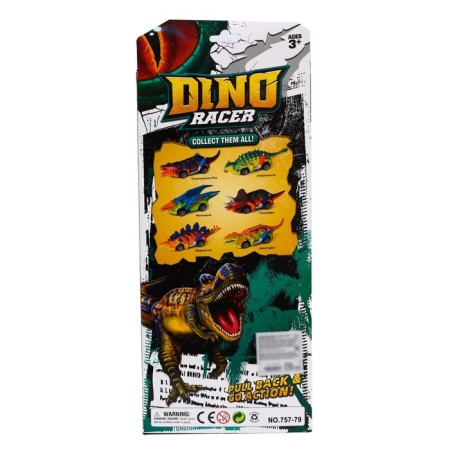 Set of inertial machines Dino, 6 pieces-5