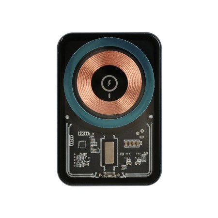 A car holder with a wireless charging i13, 15 watts, Type-C, 2 A, 1 m, magsafe, black-1