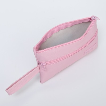 Cosmetic bag simple Style, 19.5*0.5*11, Department for Meln, N/Pocket, Pink-2