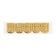 Castle Castle on a box ZM01, 2.5x2 cm, color gold, 4 pcs TMP